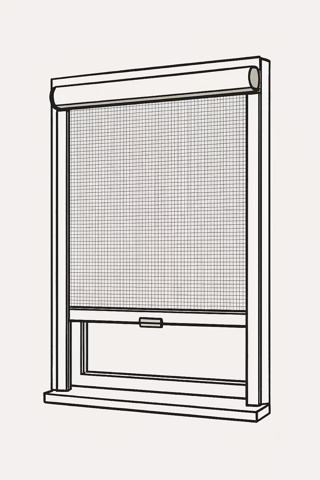 Rollo Fliegengitter Simel Home Handwerker Zug